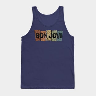 Bon Jovi Retro Pattern Tank Top